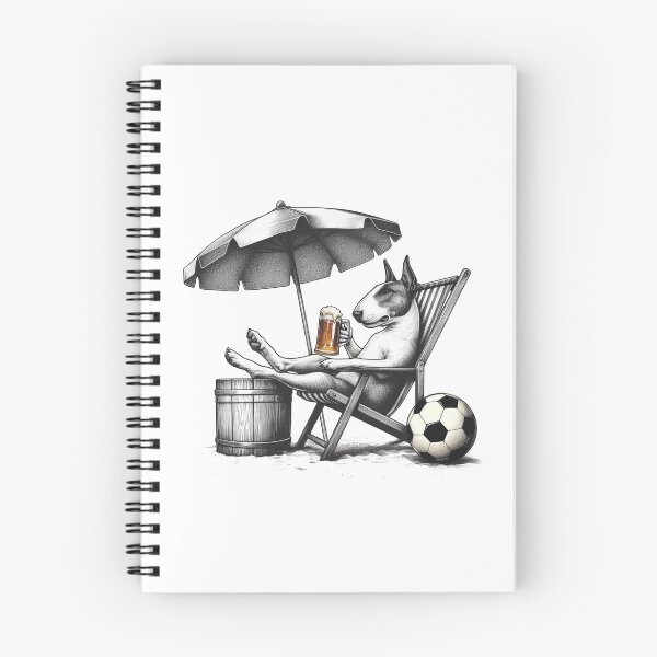 Item preview, Bull Terrier Drinking a Beer designed and sold by Noewi.