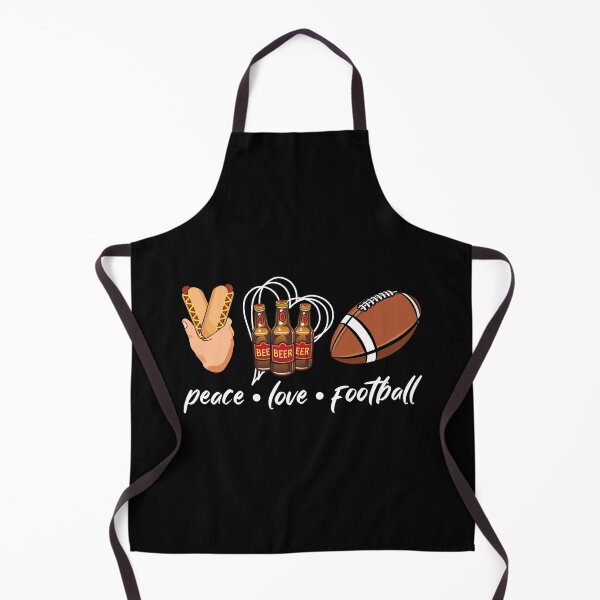 Item preview, FUNNY PEACE LOVE FOOTBALL designed and sold by FlutteringWings.