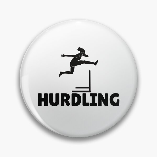 Item preview, HURDLING (FEMALE) - BLACK designed and sold by ArtsyCity.