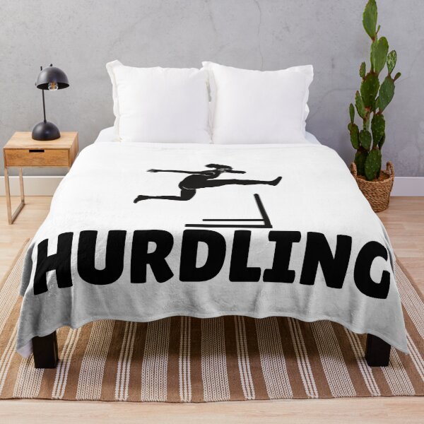 Item preview, HURDLING (FEMALE) - BLACK designed and sold by ArtsyCity.