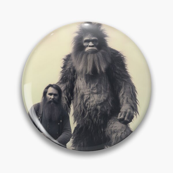Item preview, Sasquatch Bigfoot and Hunter Photograph designed and sold by scooterbaby.