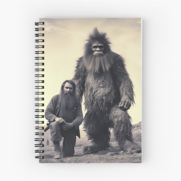 Item preview, Sasquatch Bigfoot and Hunter Photograph designed and sold by scooterbaby.