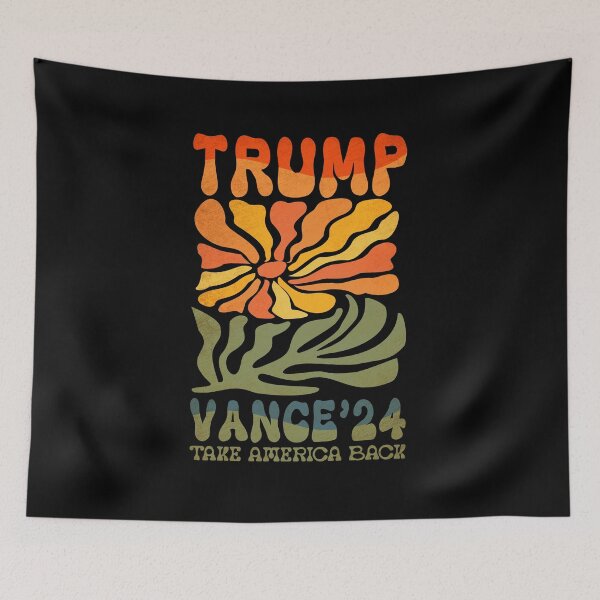 Item preview, Trump Vance 2024, Retro Boho Groovy Vintage designed and sold by vestalshop.