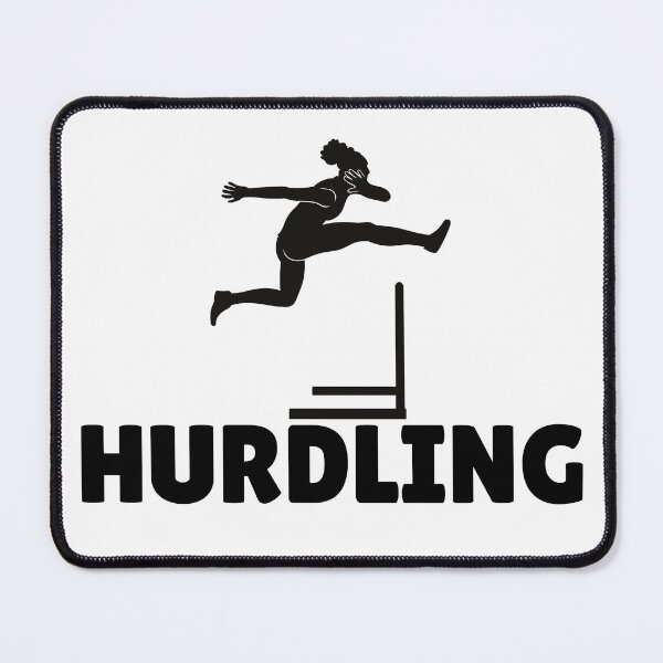 Item preview, HURDLING (FEMALE) - BLACK designed and sold by ArtsyCity.