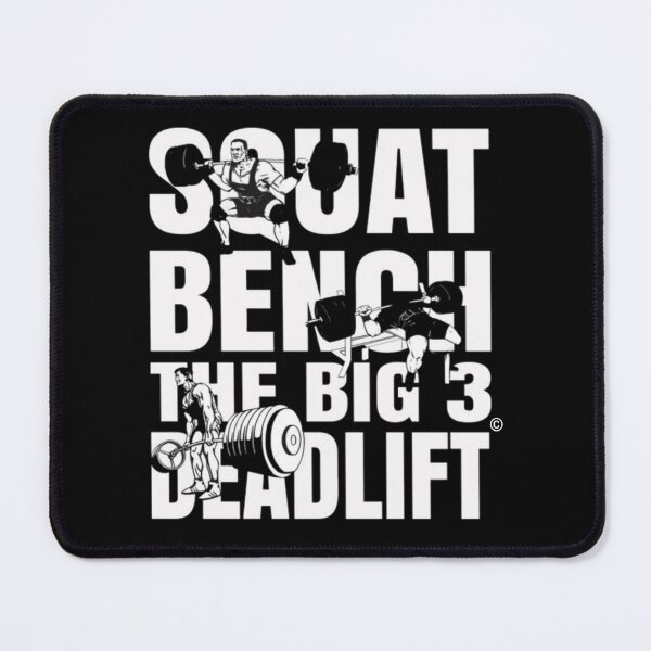 Item preview, Squat Bench the big Deadlift T-shirt  designed and sold by HFRATELLO.