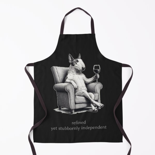 Item preview, Bull Terrier Drinking a Wine designed and sold by Noewi.
