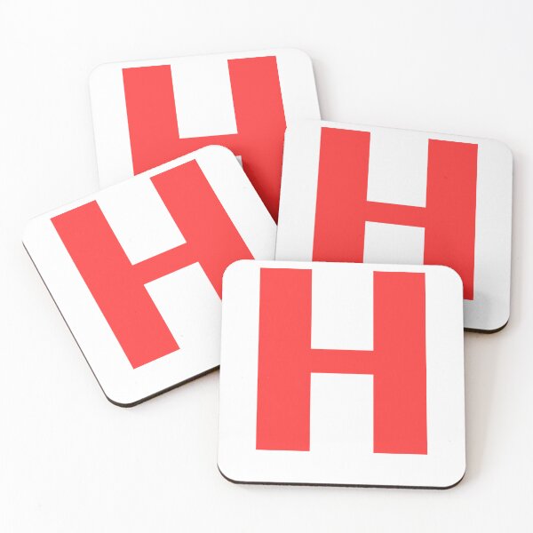 Item preview, Big Red Alphabet Letter H designed and sold by RobbiesMusic.