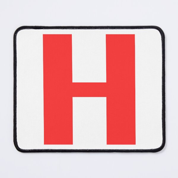 Item preview, Big Red Alphabet Letter H designed and sold by RobbiesMusic.