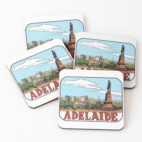 Item preview, Adelaide Australia Vintage Style Decal designed and sold by Decal Mania.