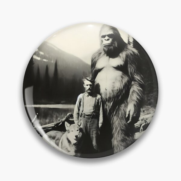 Item preview, Sasquatch Bigfoot Logger Wolf Photograph designed and sold by scooterbaby.