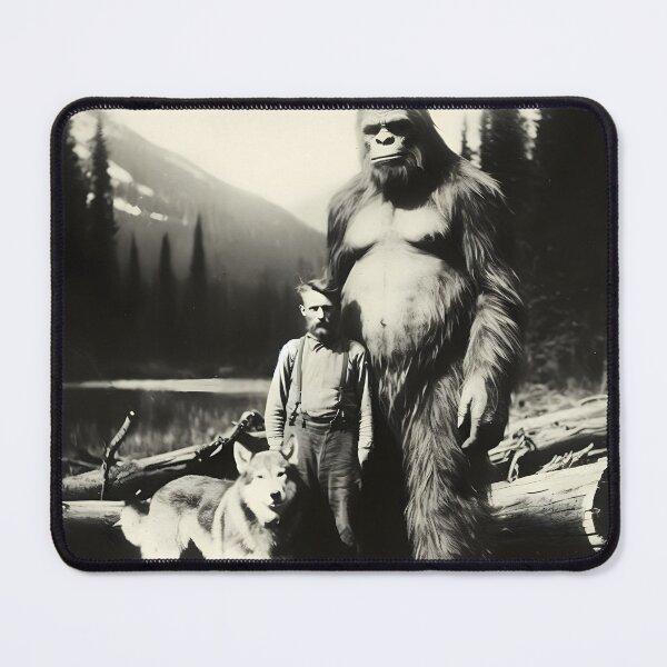 Item preview, Sasquatch Bigfoot Logger Wolf Photograph designed and sold by scooterbaby.