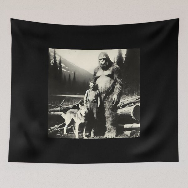 Item preview, Sasquatch Bigfoot Logger Wolf Photograph designed and sold by scooterbaby.