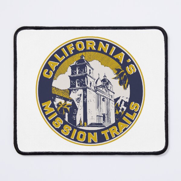 Item preview, Missions Trails California Vintage Style Decal designed and sold by Decal Mania.