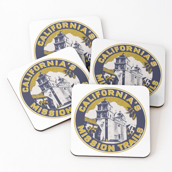 Item preview, Missions Trails California Vintage Style Decal designed and sold by Decal Mania.