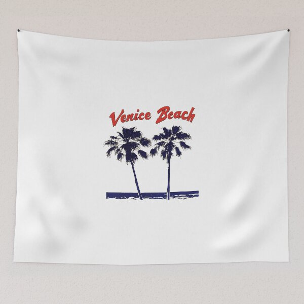 Item preview, Venice Beach - Vintage Retro Surf Culture Silhouette Palm Trees Over Pacific Ocean Horizon designed and sold by YardWest.