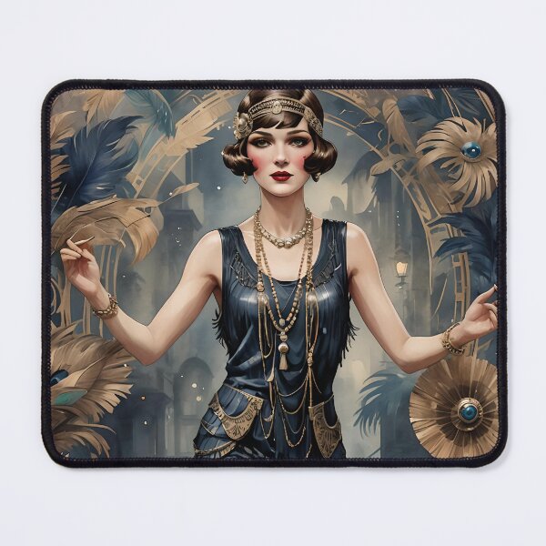 Item preview, Dramatic, Glamour, Roaring 1920's Flapper Portrait (#11 of a Collection) designed and sold by GoddessExp.