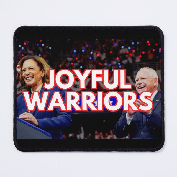 Item preview, Joyful Warriors: Kamala Harris and Tim Walz 2024 designed and sold by Fantasy Masterpiece.