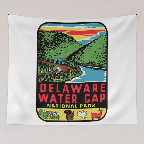 Item preview, Delaware Water Gap Vintage Style Decal designed and sold by Decal Mania.