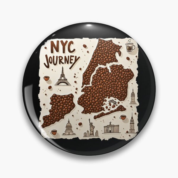 Item preview, new york coffee journey designed and sold by mood-draftsman.