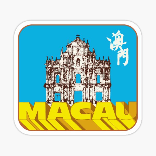 Item preview, Macau Vintage Style Decal designed and sold by zsonn.