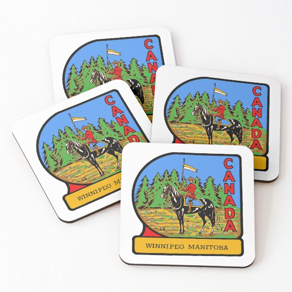 Item preview, Winnipeg Manitoba Vintage Style Decal designed and sold by Decal Mania.