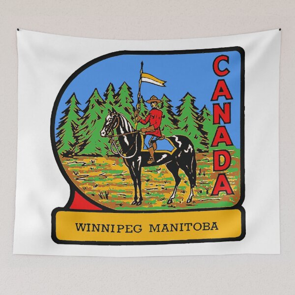 Item preview, Winnipeg Manitoba Vintage Style Decal designed and sold by Decal Mania.