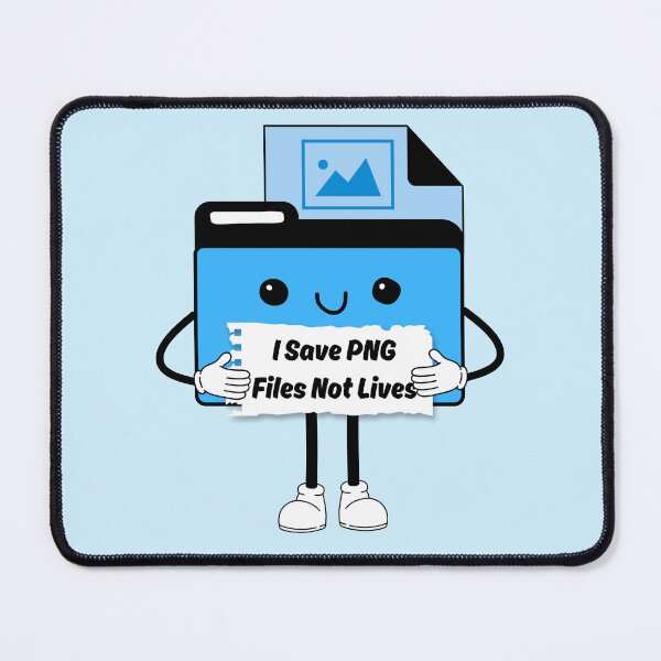 Item preview, I Save PNGs Not Lives Cute Funny Graphic Icon designed and sold by mariahmoniquedesign.