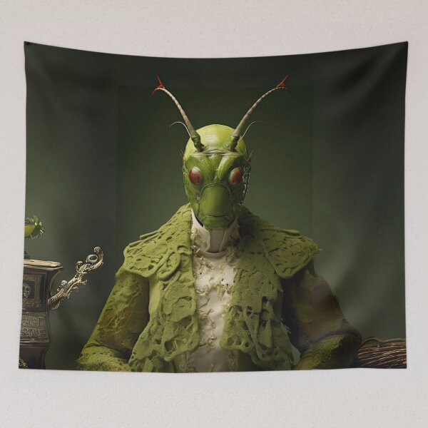Item preview, Elegant Grasshopper in Victorian Attire designed and sold by Sillytoe.