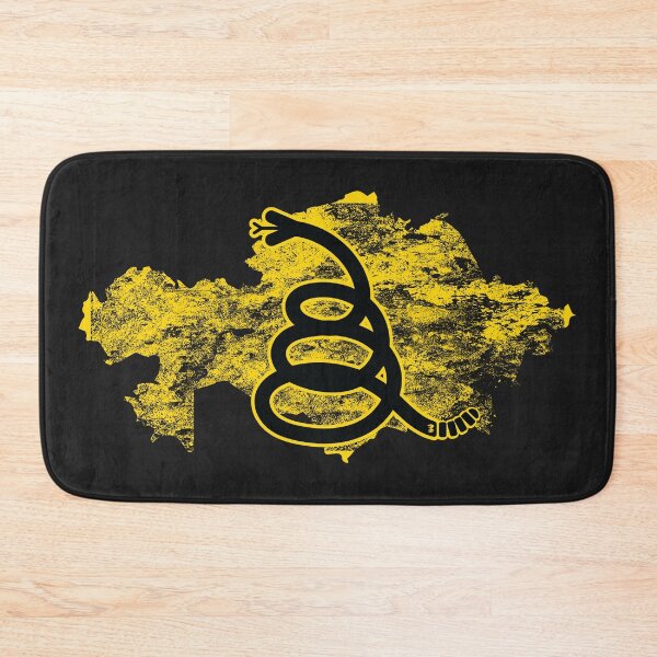 Item preview, Distressed KAZAKHSTAN - Freedom Is The Superpower - Modern Gadsden Snake Flag - Dont Tread On Me design designed and sold by pelagio.