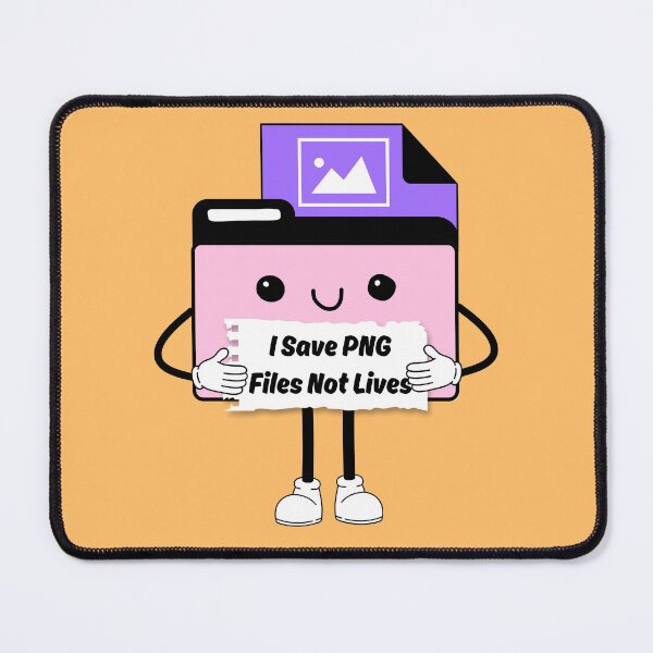 Item preview, I Save PNGs Not Lives Cute Funny Graphic Icon Pink Purple designed and sold by mariahmoniquedesign.