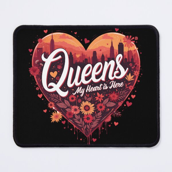 Item preview, queens new york, my heart is here designed and sold by mood-draftsman.