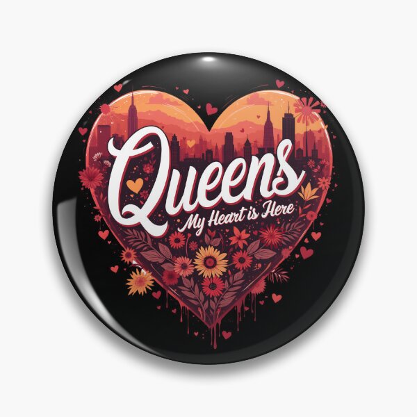 Item preview, queens new york, my heart is here designed and sold by mood-draftsman.