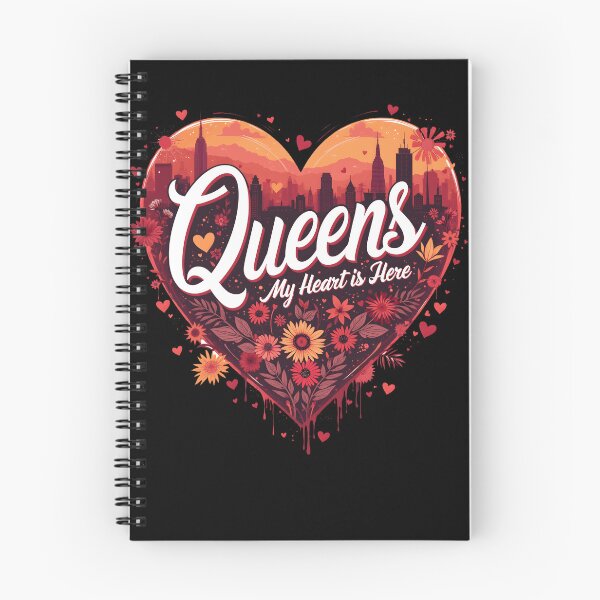 Item preview, queens new york, my heart is here designed and sold by mood-draftsman.