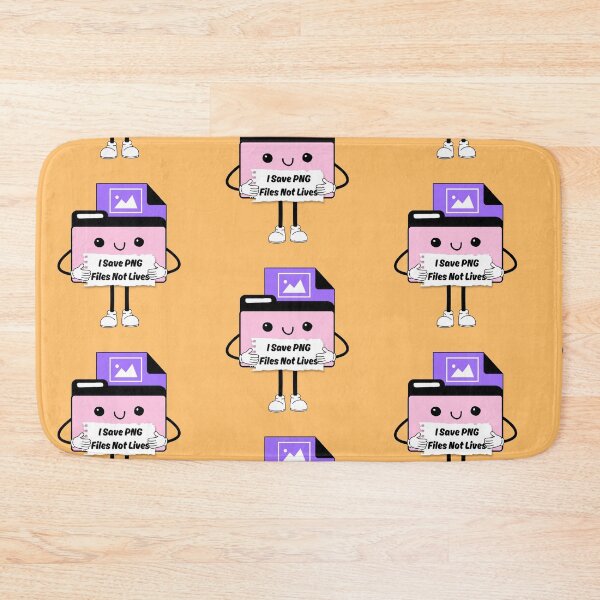 Item preview, I Save PNGs Not Lives Cute Funny Graphic Icon Pink Purple designed and sold by mariahmoniquedesign.
