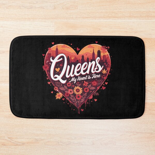 Item preview, queens new york, my heart is here designed and sold by mood-draftsman.