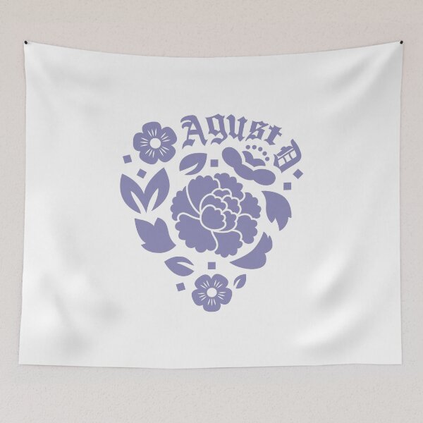 Item preview, Agust D Lotus Charm Purple designed and sold by loonylunaART.
