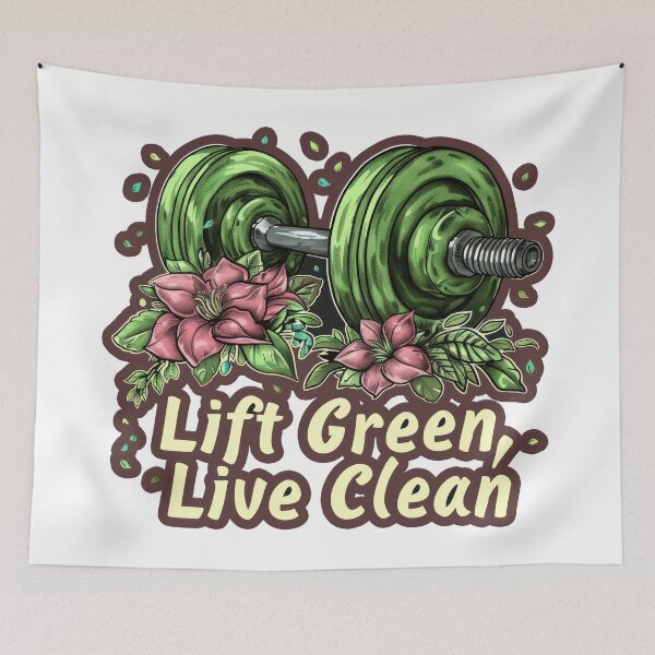 Item preview, Lift Green, Live Clean designed and sold by duke818.