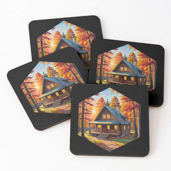 Item preview, Cabin in the Woods Sunset designed and sold by AbsoluteA.