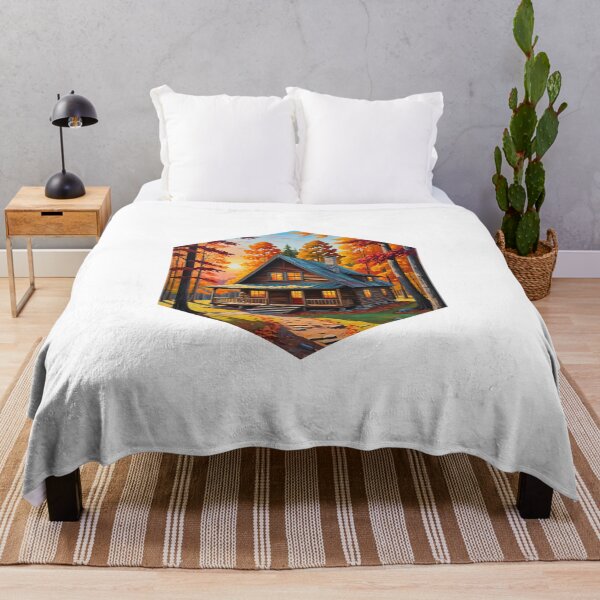 Item preview, Cabin in the Woods Sunset designed and sold by AbsoluteA.