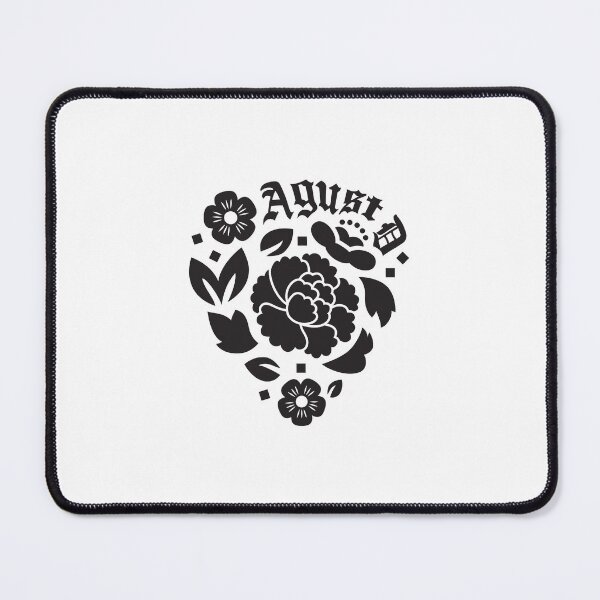 Item preview, Agust D Lotus Charm Black designed and sold by loonylunaART.
