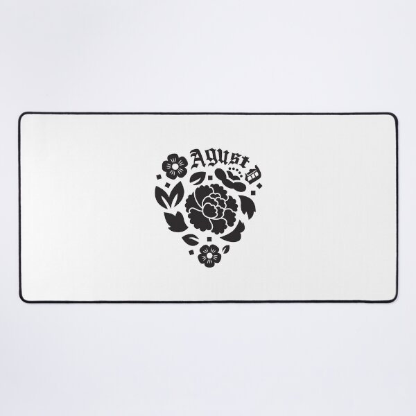 Item preview, Agust D Lotus Charm Black designed and sold by loonylunaART.