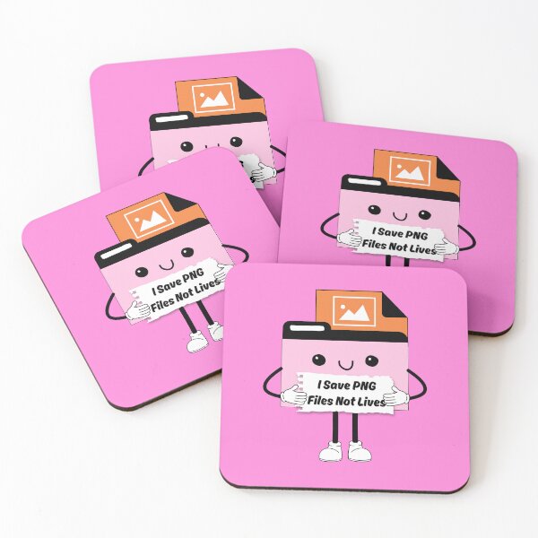 Item preview,  I Save PNGs Not Lives Cute Funny Graphic Icon Pink Purple designed and sold by mariahmoniquedesign.