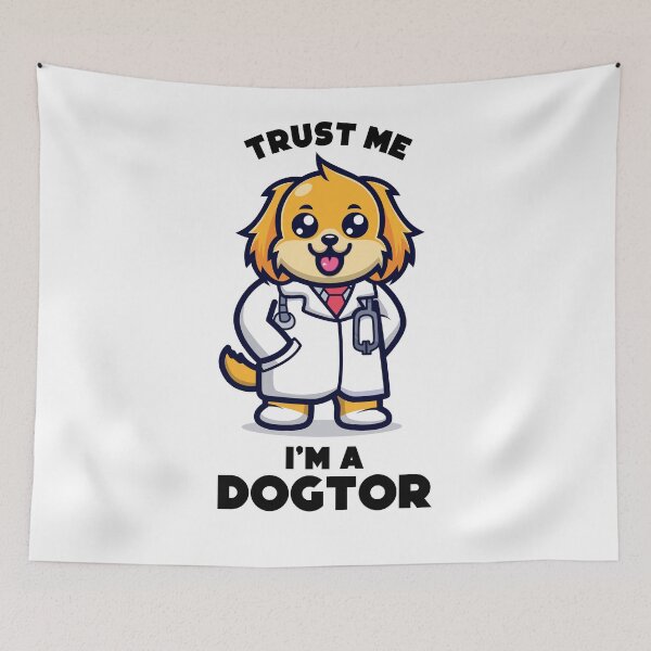 Item preview, Trust me I'm a Dogtor (on light colors) designed and sold by messy-nessie.