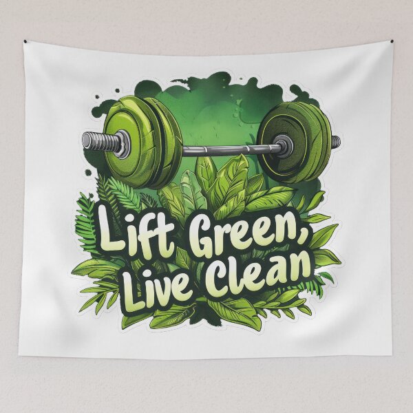 Item preview, Lift Green, Live Clean designed and sold by duke818.