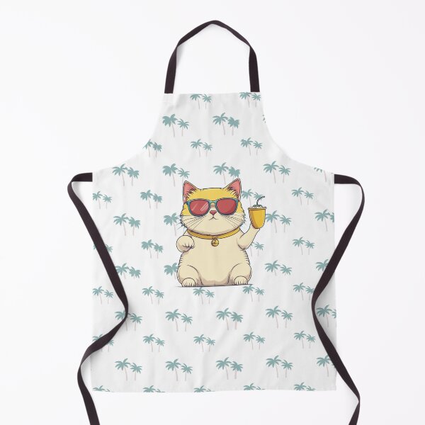 Item preview, Cool Cat Vacation Mode Summer Vibes designed and sold by memememescat.