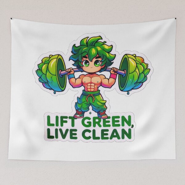 Item preview, Lift Green, Live Clean designed and sold by duke818.