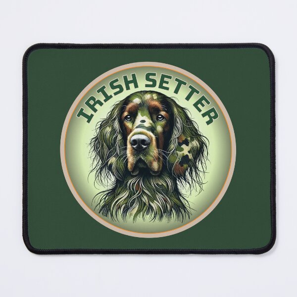 Item preview, Irish Setter Camouflage Hunting Dog Design designed and sold by SportyAndArtful.
