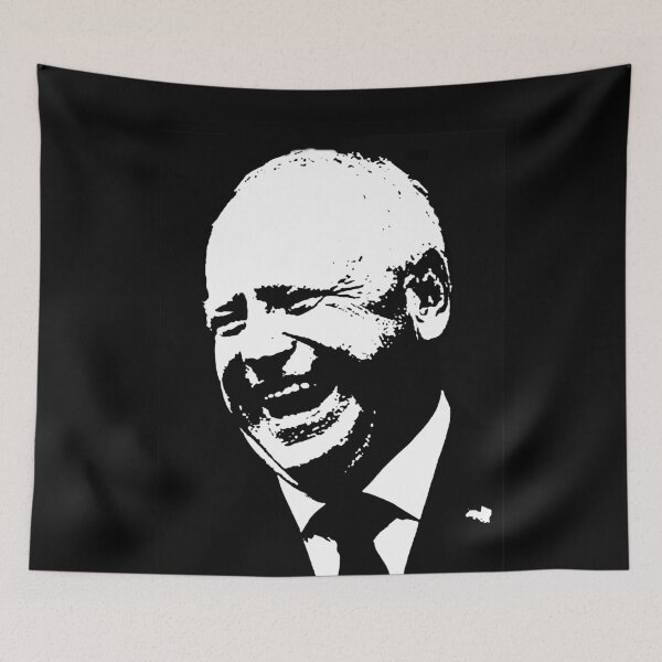 Artikelvorschau, Tim Walz Laughing - Black and White entworfen und verkauft von Thelittlelord.