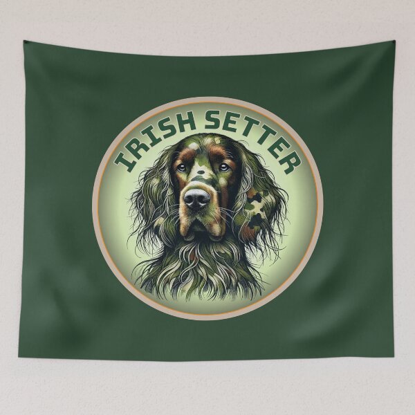 Item preview, Irish Setter Camouflage Hunting Dog Design designed and sold by SportyAndArtful.