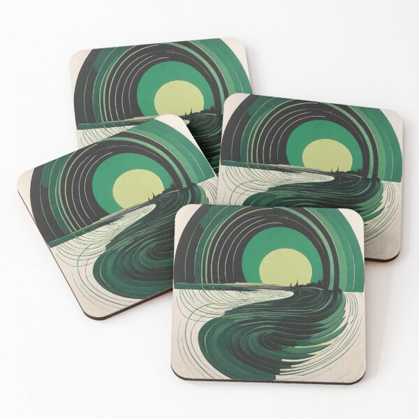 Item preview, Engrossing Depth of Emerald Swirl designed and sold by KilianSzmid.